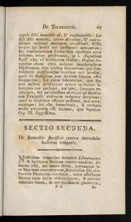 67-85, Caput I.