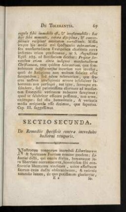 67-85, Caput I.