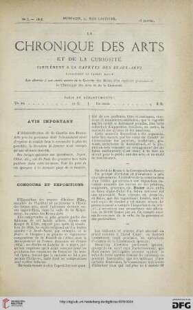 Nr. 3 (15 janvier)