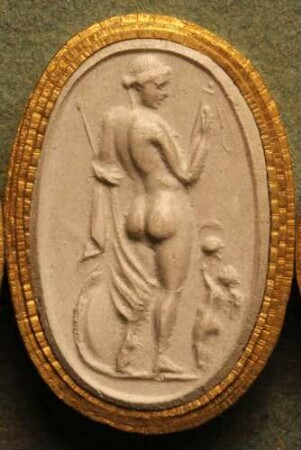 Venus Victris mit den Waffen des Mars (Daktyliothek, Erstes Mythologisches Tausend)