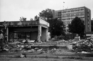 Bahnhof: Abriss des alten Bahnhofsgebäudes