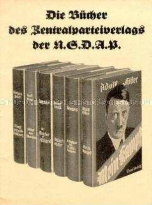 Verlagsverzeichnis des Zentralverlags der NSDAP