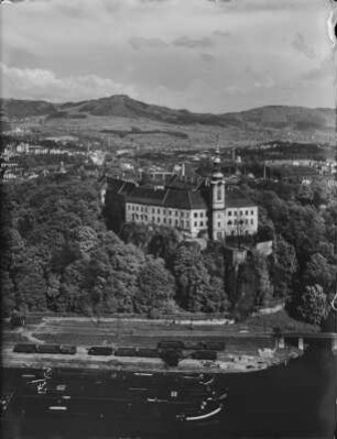 Schloß Decin : Blick auf Schloß Decin