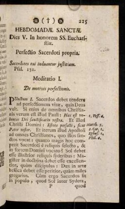 225-234, Meditatio I - III