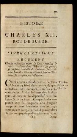 Livre Quatrieme