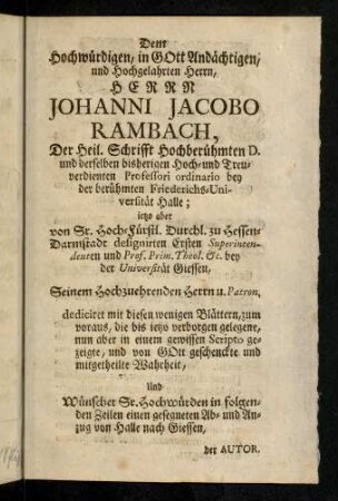 Widmung; Vorwort; Inhaltsverzeichnis