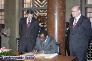 Berlin-Besuch von Blaise Compaoré (Staatspräsident von Burkina Faso); Wappensaal; Berliner Rathaus