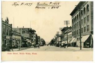 Walla Walla. Alder Street, Walla Walla, Wash.