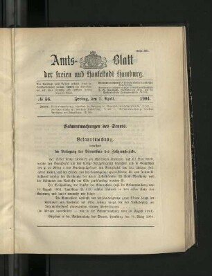 No. 56, 1. April 1904.