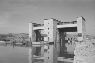 Bau Doppelschleuse Pleidelsheim/Neckar