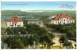 Königsbrück. Truppenübungsplatz, Blick vom Offizierskasino