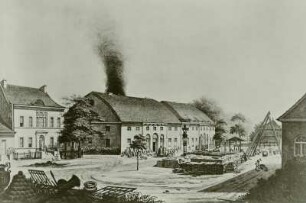 Königliche Eisengießerei in der Invalidenstraße 42-44 : Berlin, Königliche Eisengießerei, um 1805