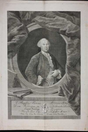 Bildnis des Augustus Florens Rivinus
