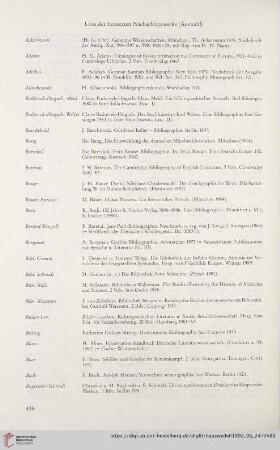 Liste der benutzten Nachschlagewerke (Auswahl)