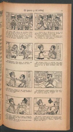 El pavo y el reloj - [Cómic]