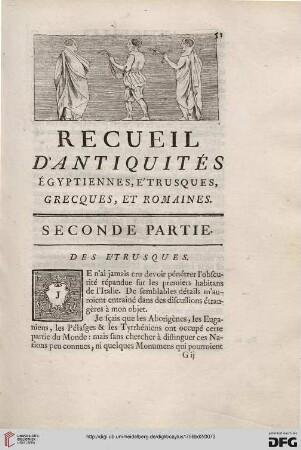 II: Des Étrusques