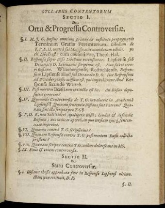 Syllabus Contentorum