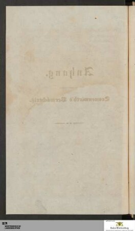 Anhang: Sonnenwirth's Vermächtnis