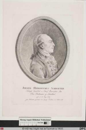 Bildnis Johann Hieronymus Schröter