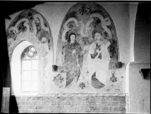 Wasenweiler Sankt Vituskapelle Chor Südwand Wandmalerei zwei Apostel (um 1492)
