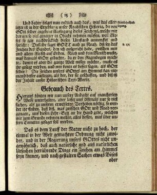 Gebrauch des Textes.