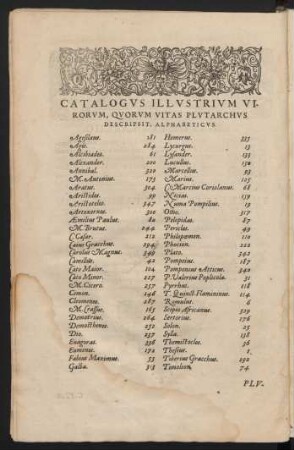 Catalogus Illustrium Virorum ...