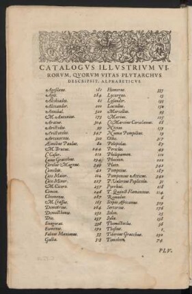 Catalogus Illustrium Virorum ...