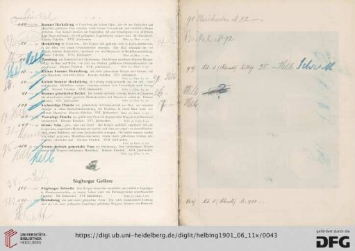 Siegburger Gefässe (Nr. 101-104)