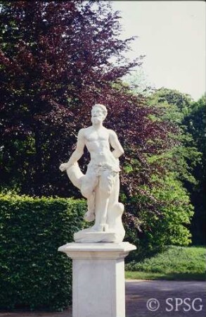 Potsdam, Park Sanssouci, Parterre Bildergalerie und Umgebung.