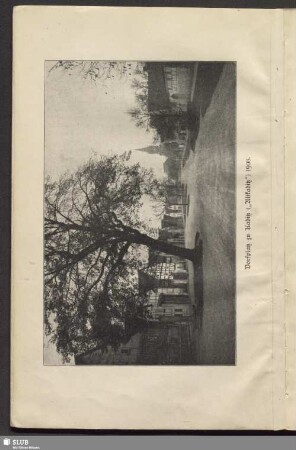 Dorfplatz zu Kaditz ("Altkaditz") 1908