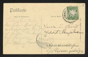 Brief von Hedwig Fischer und Samuel Fischer an Margarete Hauptmann und Gerhart Hauptmann