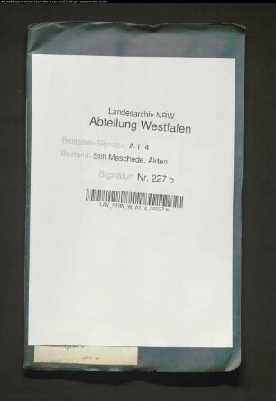 Melchior Wrede, Vikar zu Meschede und Dortmund, u. a. ./. Erben des Goswin Becker zu Werl, Rezeptor der Renten des Klägers zu Werl und Dortmund, (mit Hebeliste 1688 ff.) 1706