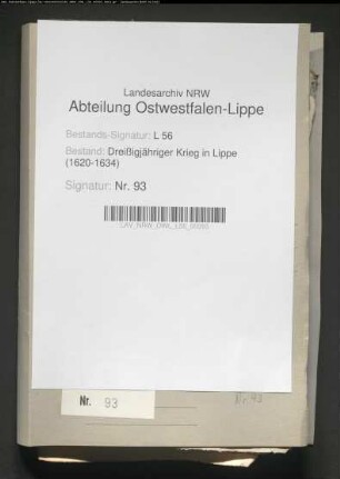 Kontributionszahlungen und Naturallieferungen an Tillys Hofstaat und Armee