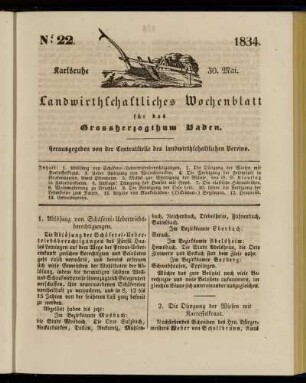 No 22. 30. Mai. 1834