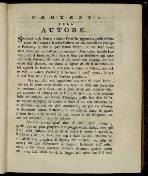 Protesta Dell' Autore.