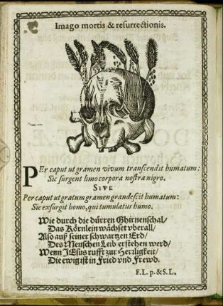 Imago mortis & resurrectionis.