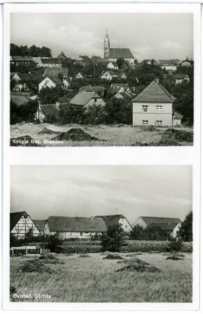 Krögis. Blick auf Krögis, Ortsteil Görtitz