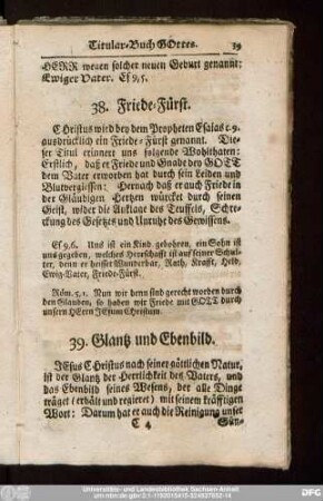 38. Friede-Fürst.