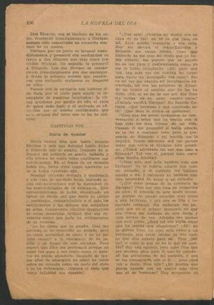 Capítulo VIII - Diario de Soledad