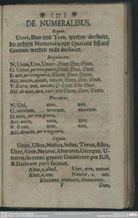 De Numeralibus