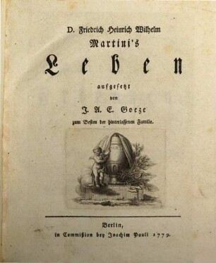 D. Friedrich Heinrich Wilhelm Martini's Leben