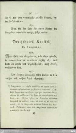 Dreizehntes Kapitel. De Sanguine
