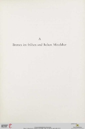 A. Bretten im frühen und hohen Mittelalter