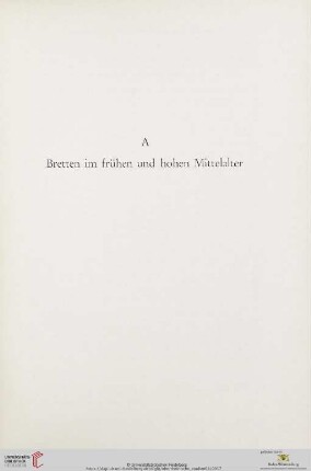 A. Bretten im frühen und hohen Mittelalter