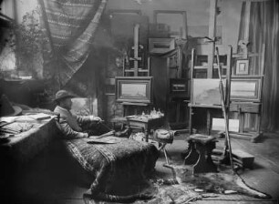 Künstleratelier von Spangi, Landschaftsmaler