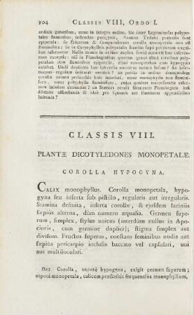 Classis VIII.