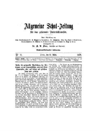 Ueber die geeignetste Vorbildung der Mediziner, ob auf humanistischen, oder auf Realgymnasten, oder auf beiden mit gleichem Fuge und Erfolge