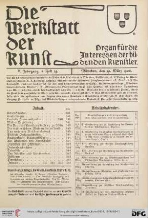 Inhalt / Arbeitskalender / Geplante Ausstellungen / Eröffnete Ausstellungen / Laufende Preisausschreiben