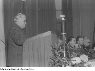 Rede des sächsischen Ministerpräsidenten Max Seydewitz