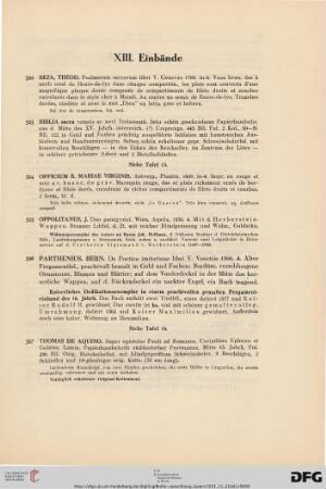 Einbände (Nr. 322-327)